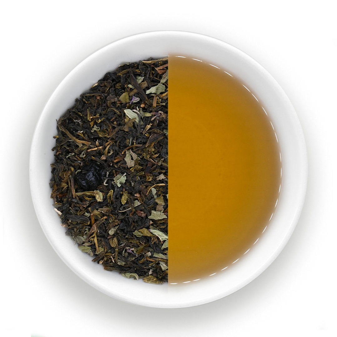 Blueberry Blossom Green Tea