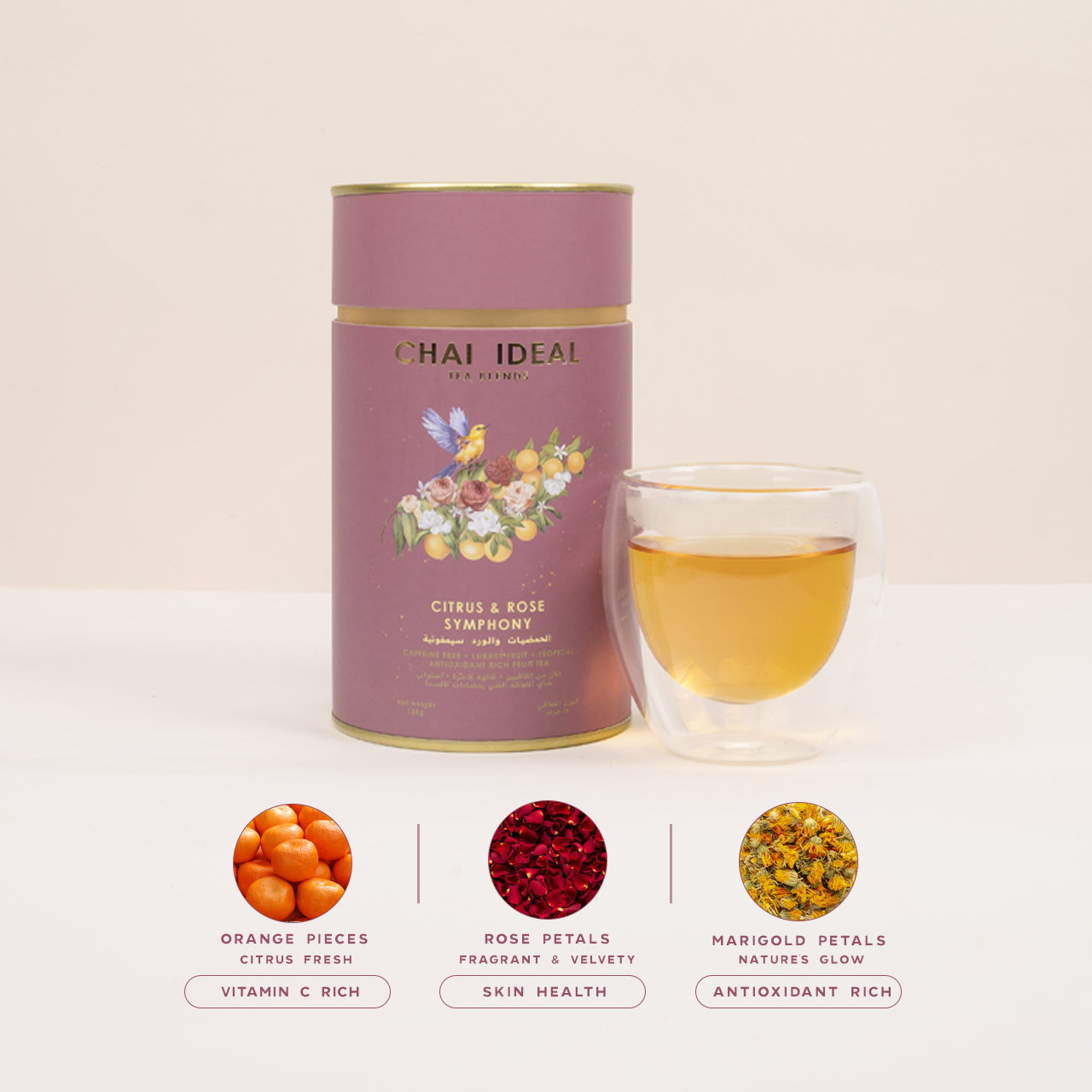 Citrus & Rose Symphony Fruit Tea